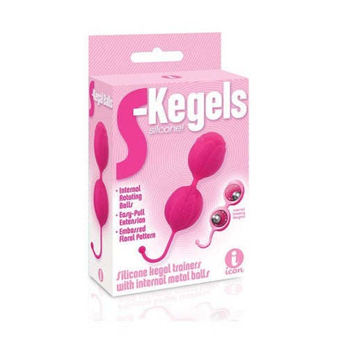 The 9's S-Kegels Silicone Balls Pink